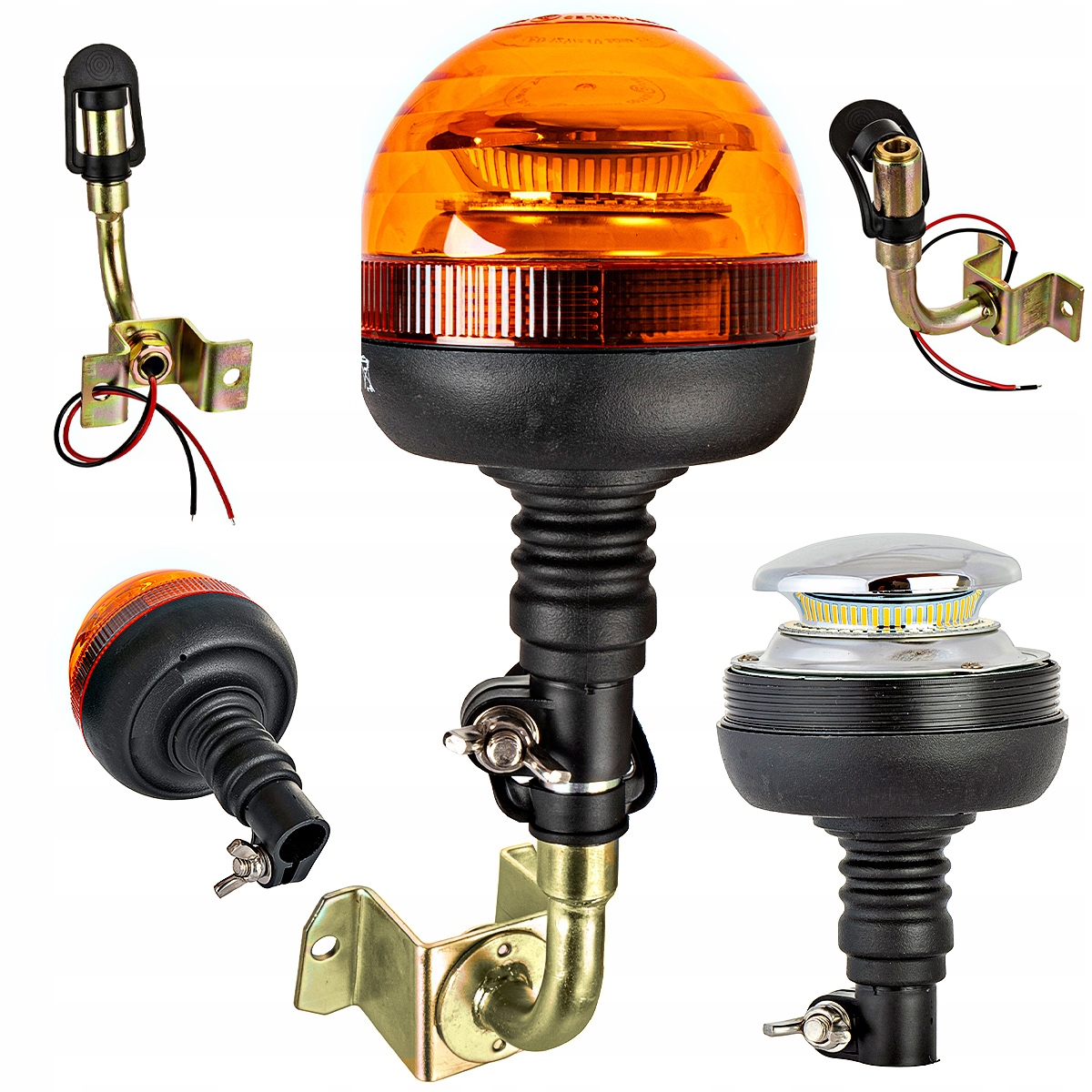 

Lampa ostrzegawcza kogut Led Flex uchwyt obrotowy