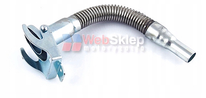 LEJEK METALOWY ŁAMANY GIĘTY DO PALIWA Z SITKIEM R4G86 Marka DBautomotive