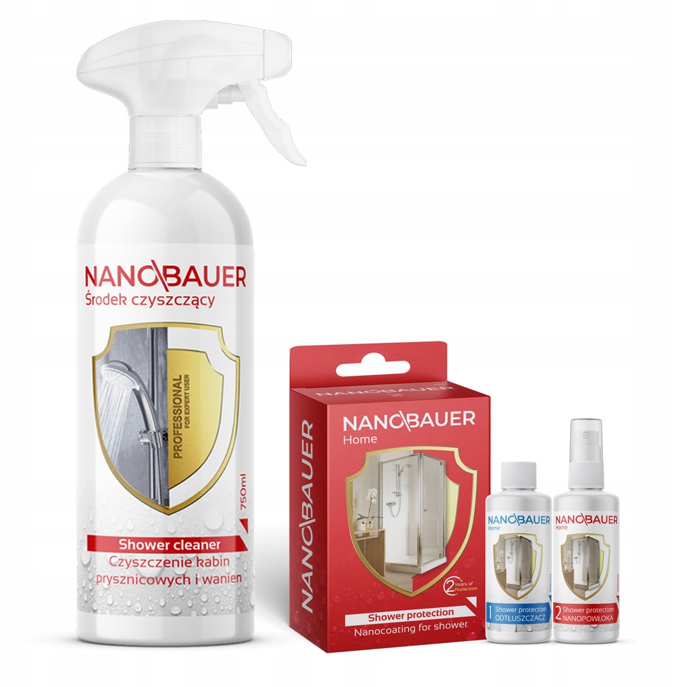 Levně Čistič odstranění vodního kamene kabin 750ml impregnace na kabiny 100ml