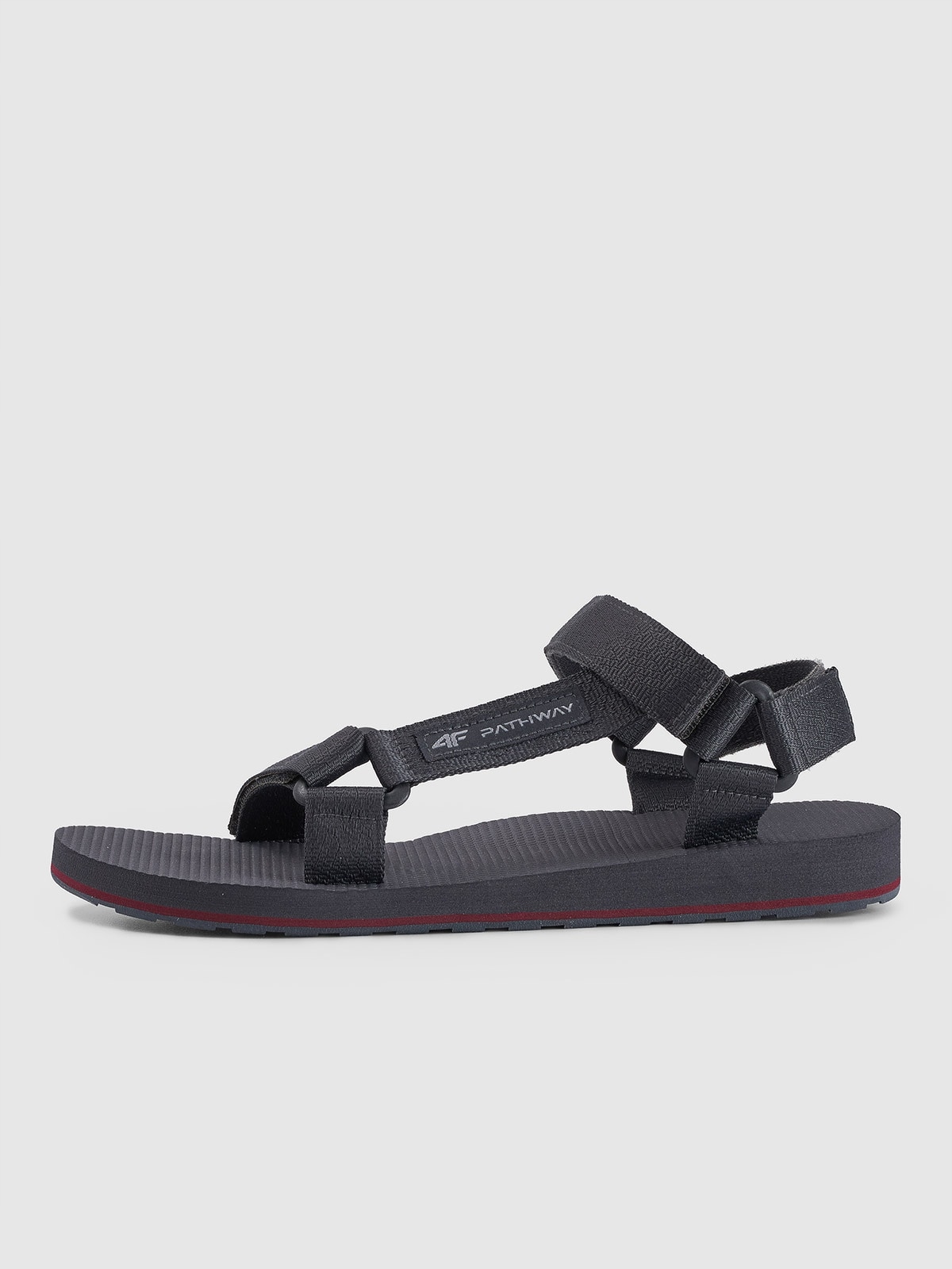 4F Pánské sandály tmavě šedá 43