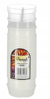 

Wkład Parafinowy do Zniczy 64h Ignis Promyk 3