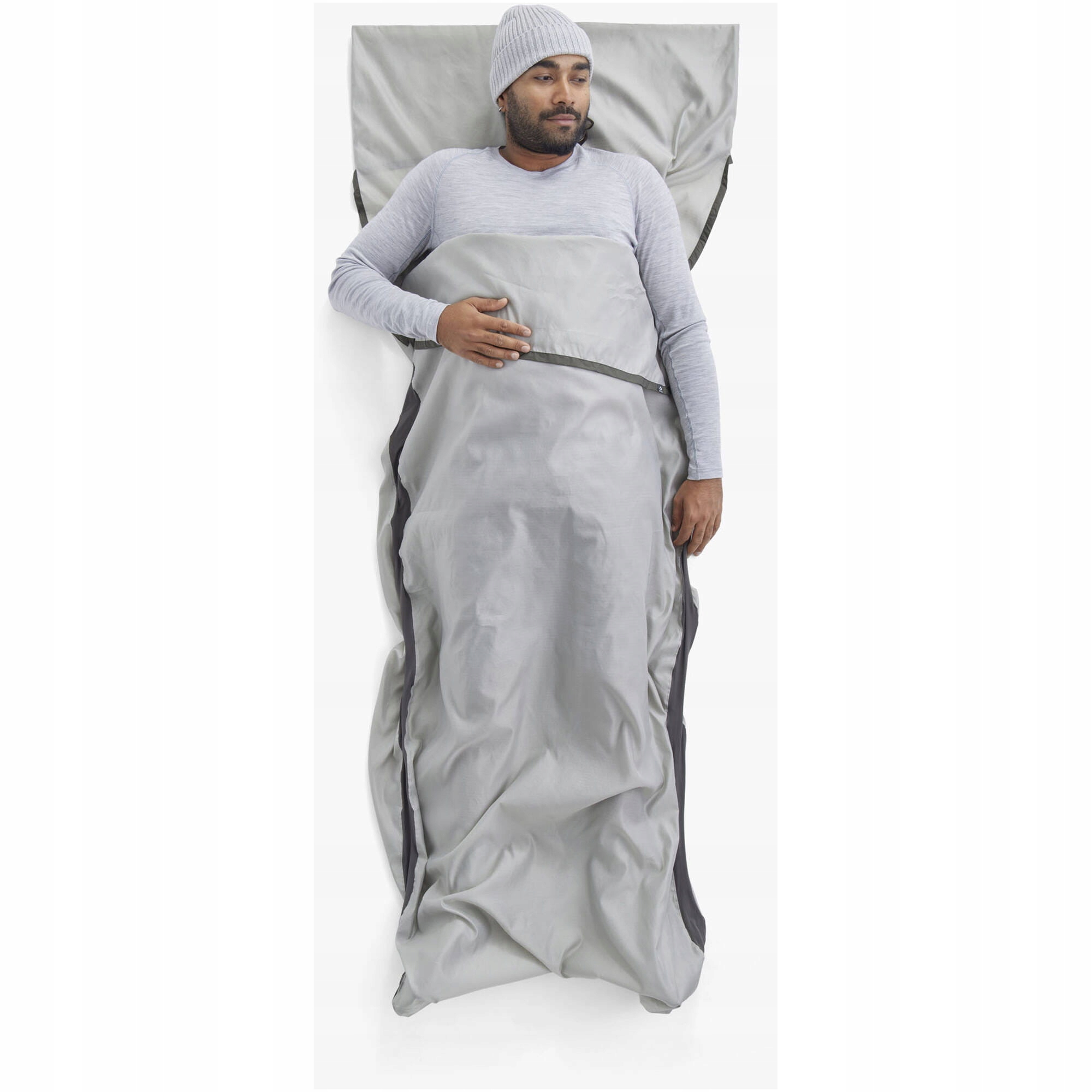 SeaToSummit Wkładka Silk Blend Liner Rectangular z Kieszenią na Poduszkę -