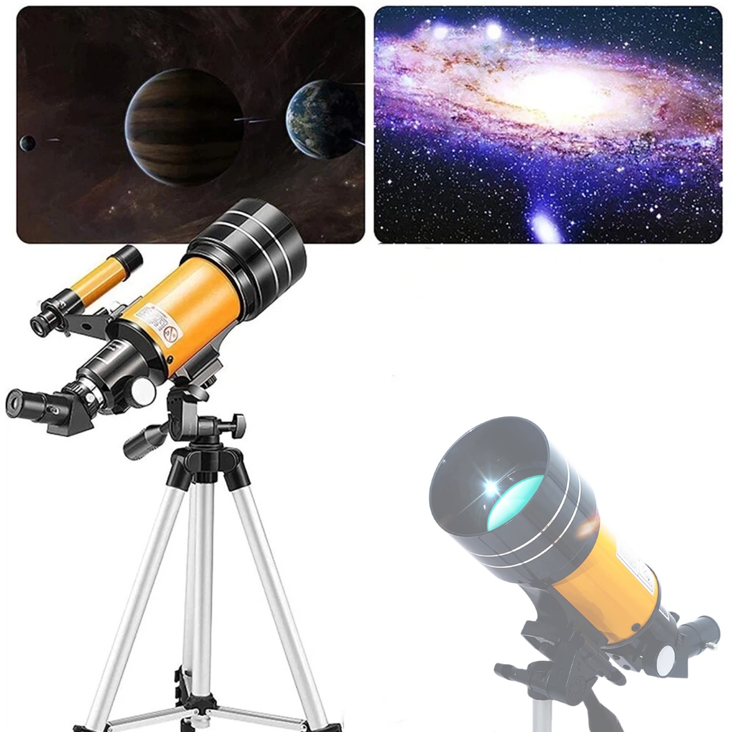 Inteligentní Astronomický Teleskop 150X Přenosný Pro Měsíční Hvězdy