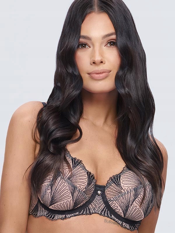 Měkká podprsenka s výšivkou Manhattan K26 soft Dalia 75F