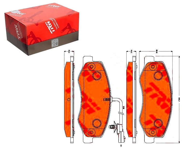Brzdové Destičky Renault Zadní Master 10- Dvojité K Asistent Kolize #34
