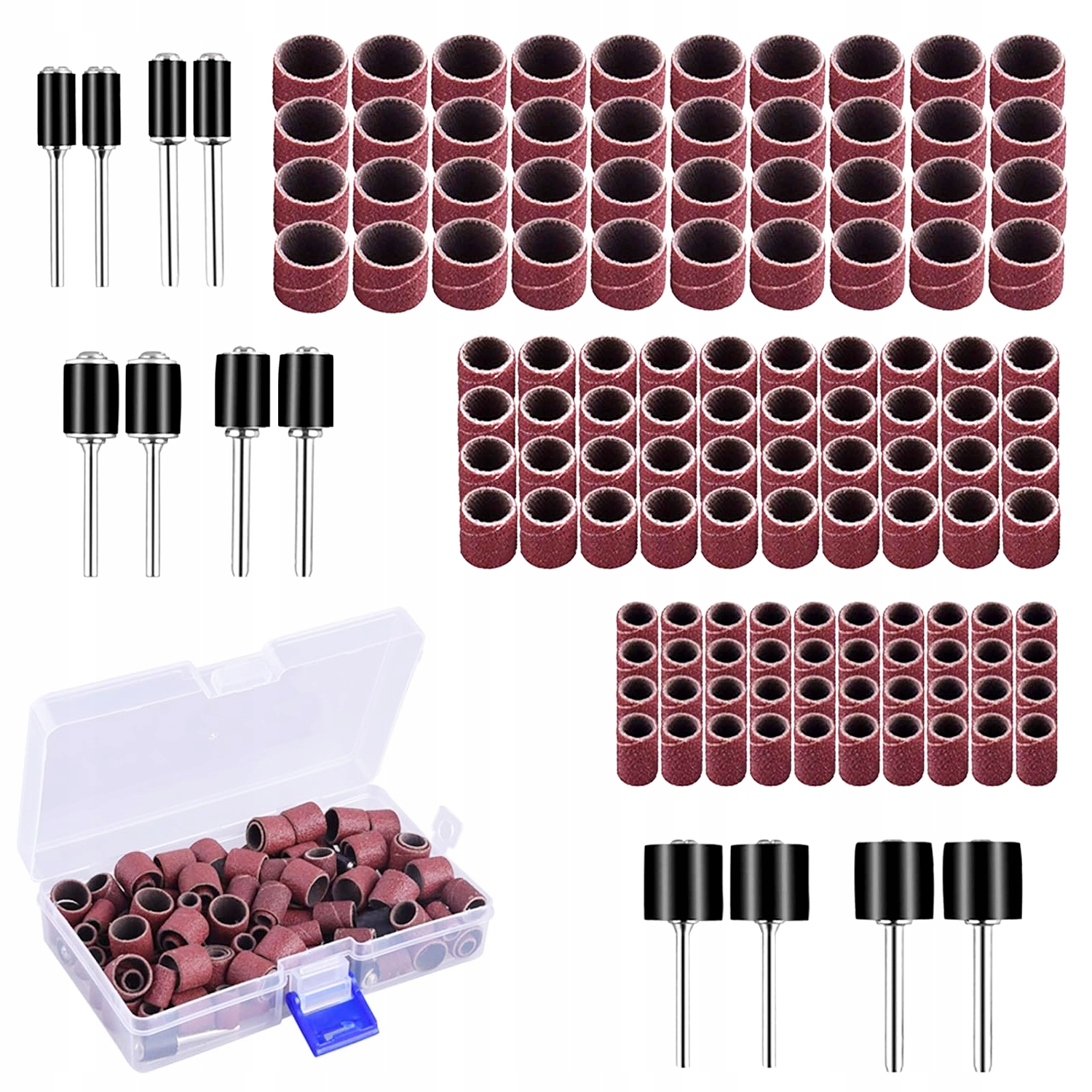Akcesoria do Miniszlifierki Dremel Kapturki Ścierne Frezarki Końcówki Bęben