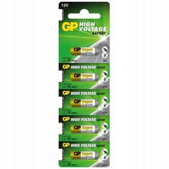 

5 x bateria do pilota samochodowego Gp 27A MN27