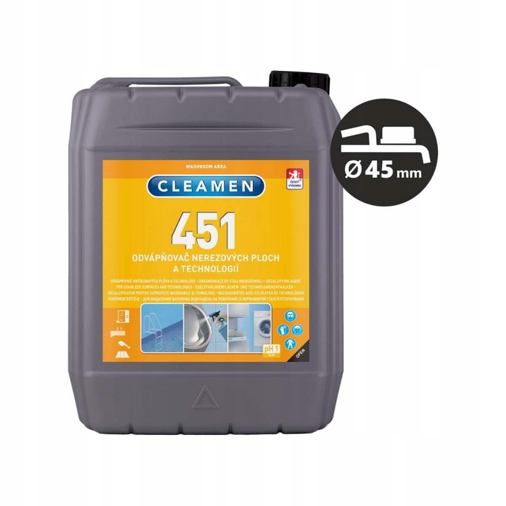 Levně Cleamen 451 odvápňovač nerezových ploch a technologií 6 kg