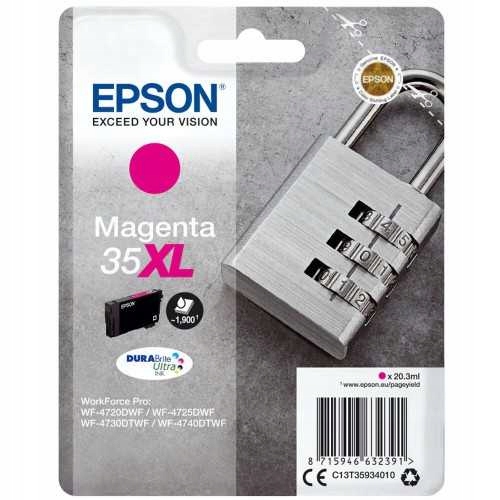 Inkoust Epson 19 Series C13T35934010 červený (magenta)