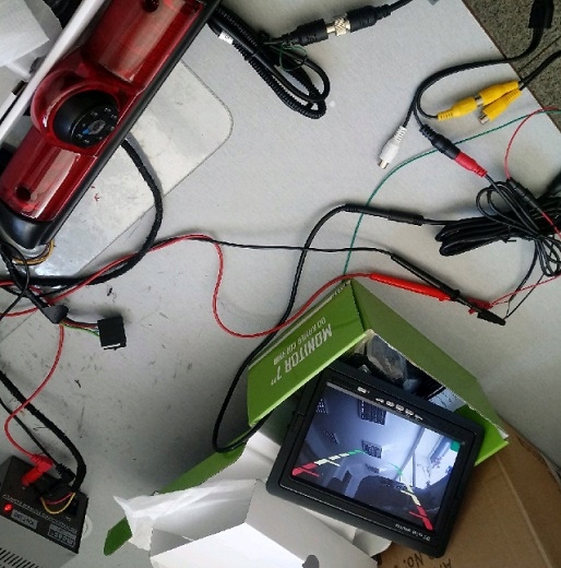 KAMERA COFANIA STOP DUCATO BOXER JUMPER MONITOR 7 Marka inna