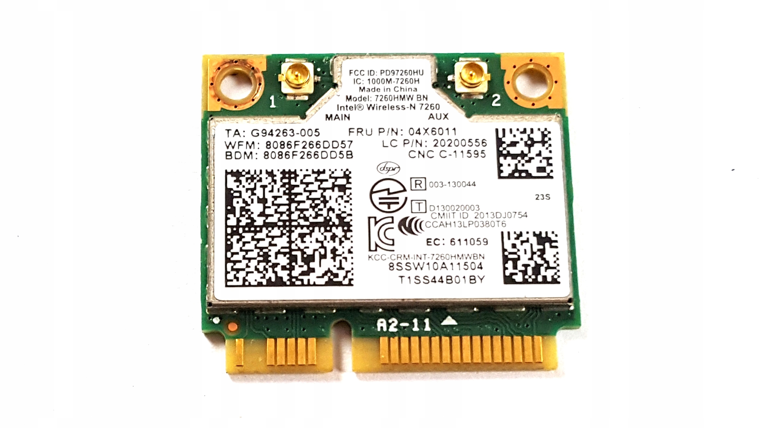 KARTA WIFI INTEL WIRELESS-N 7260 7260HMW BN