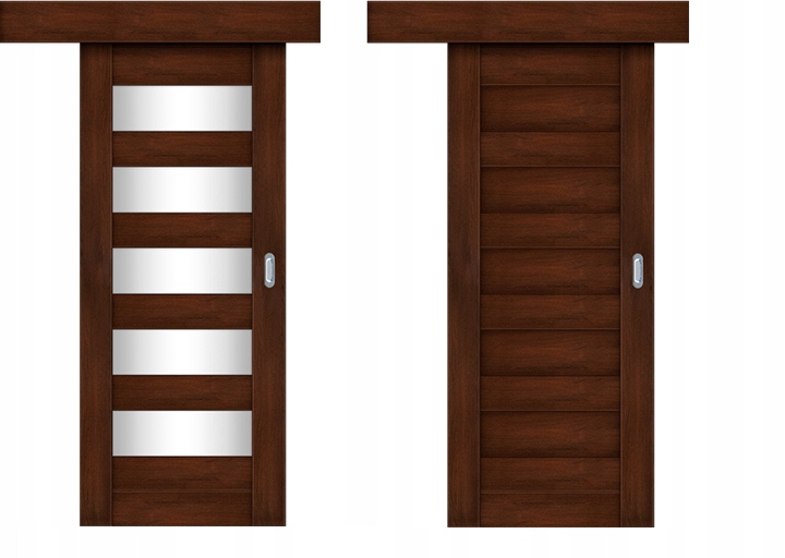 DRZWI PRZESUWNE SYSTEM PRZESUWNY KARNISZ PRODUCENT KOMPLET Szerokość drzwi 80 cm