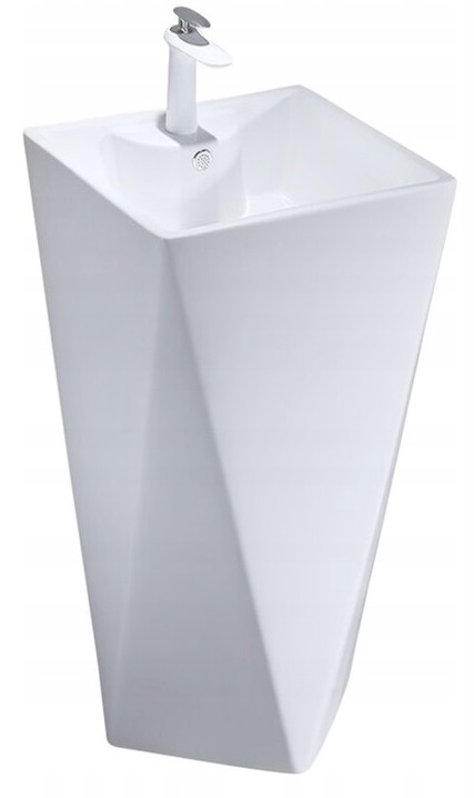 UMYWALKA WOLNOSTOJĄCA MONOLITYCZNA CERAMIKA