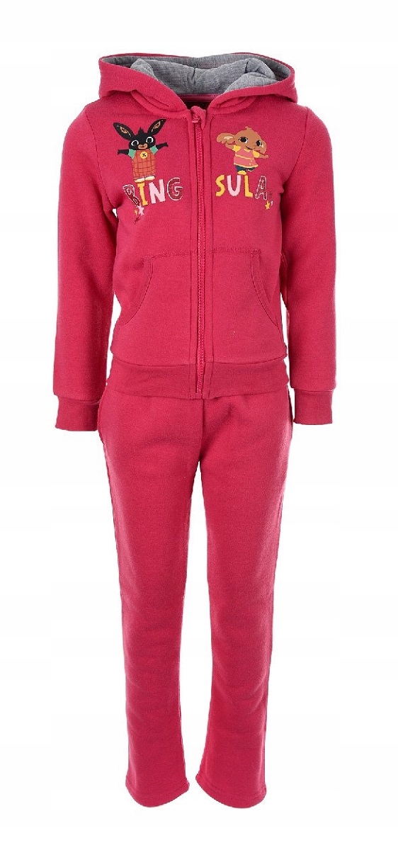 

Komplet dresów różowy dziewczęcy Bing 116