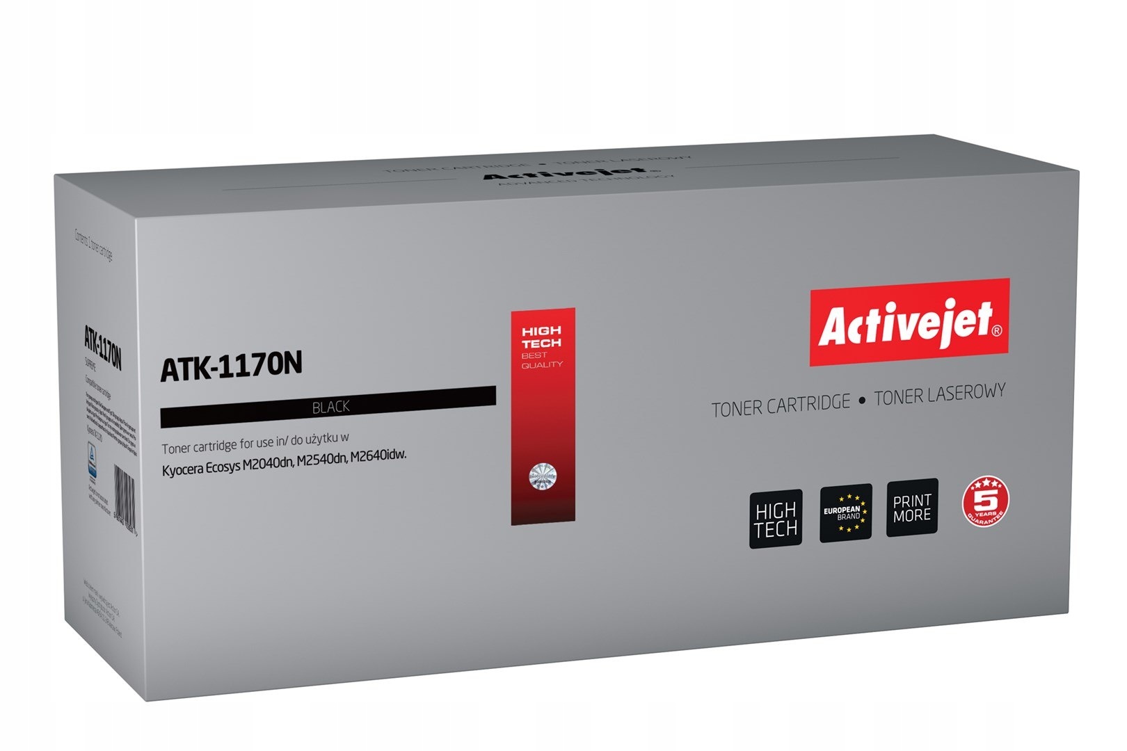Activejet ATK-1170N Toner (zamiennik Kyocera TK-1170; Supreme; 7200 stron;