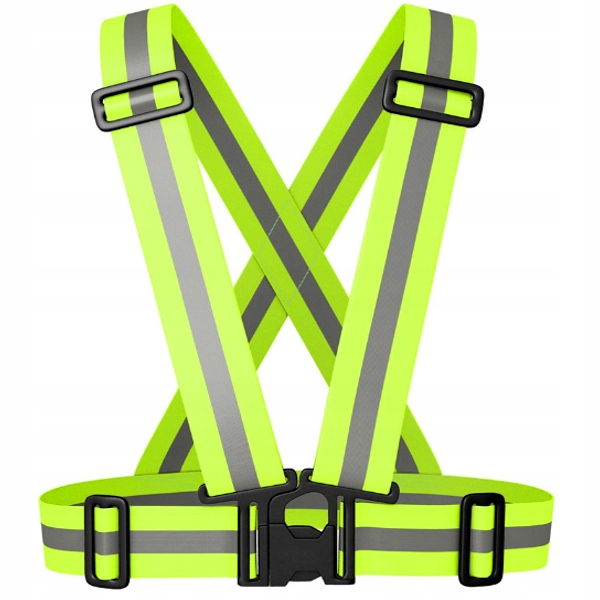 SZELKI ODBLASKOWE KAMIZELKA MOTOR ROWER BIEGI BHP