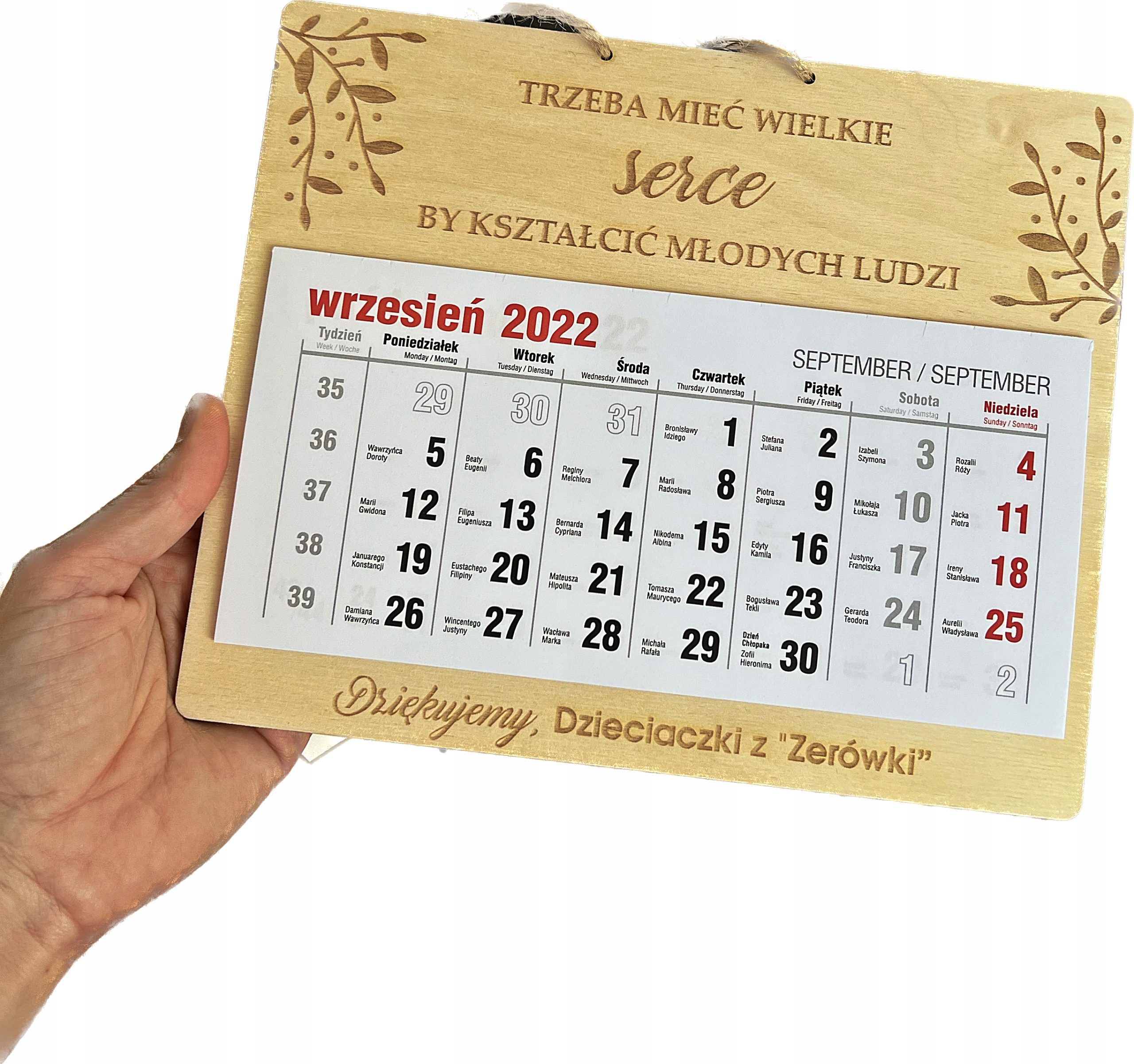 prezent DZIEŃ NAUCZYCIELA kalendarz szkolny