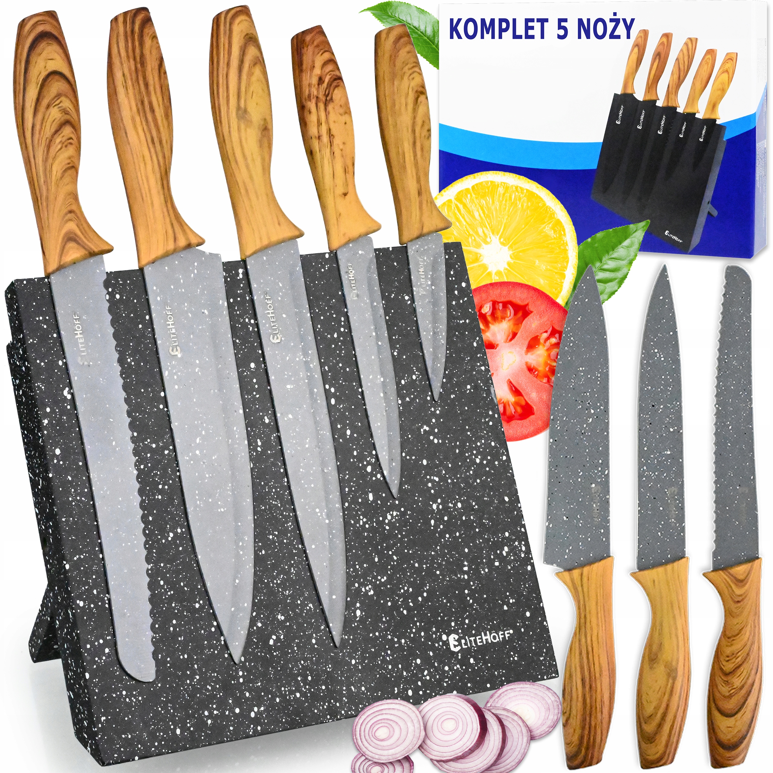 

Zestaw Nozy Ostre Noże Kuchenne 7W1 Turbo XL