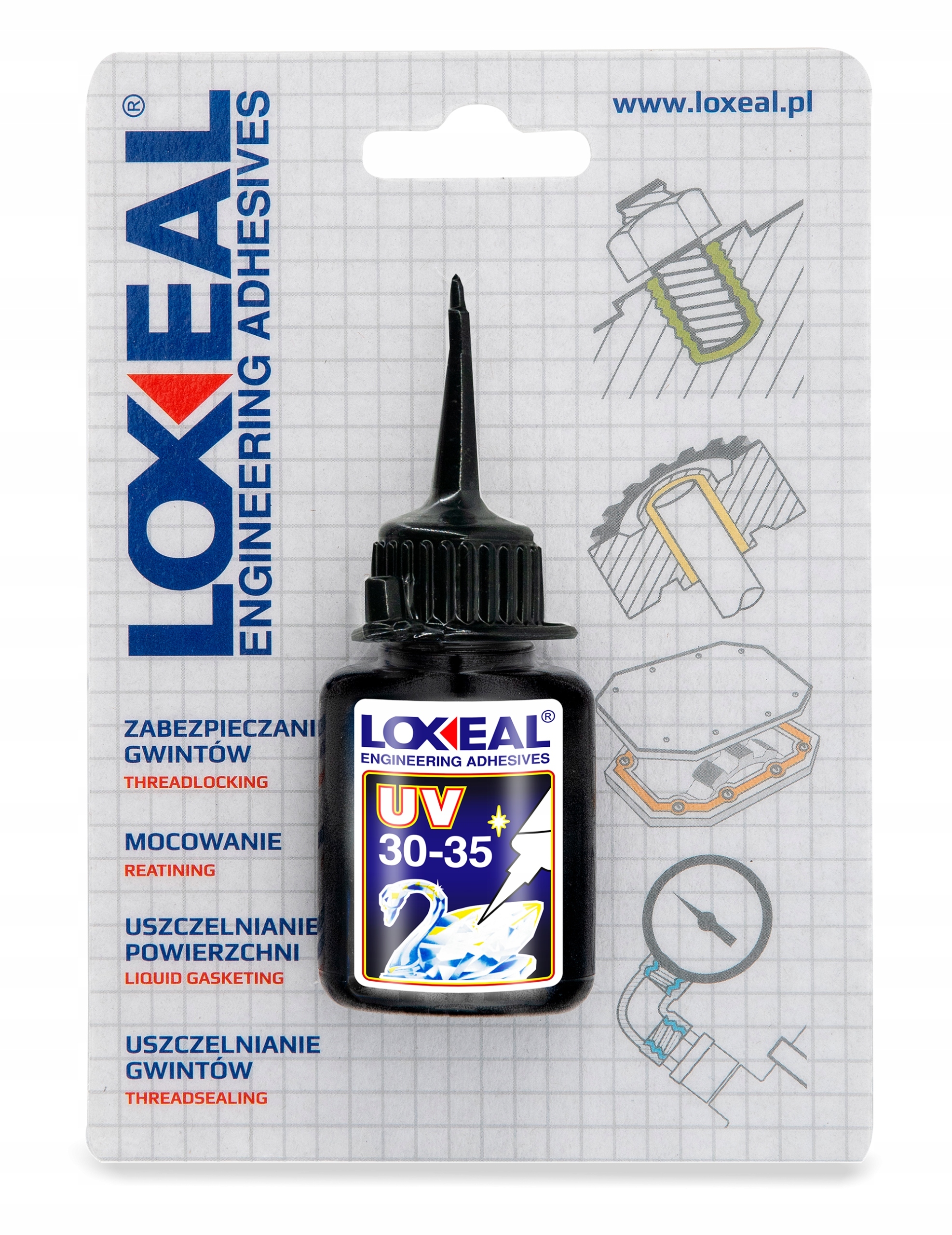 

Loxeal 30-35 Klej Uv Odporny na Wilgoć 10ml