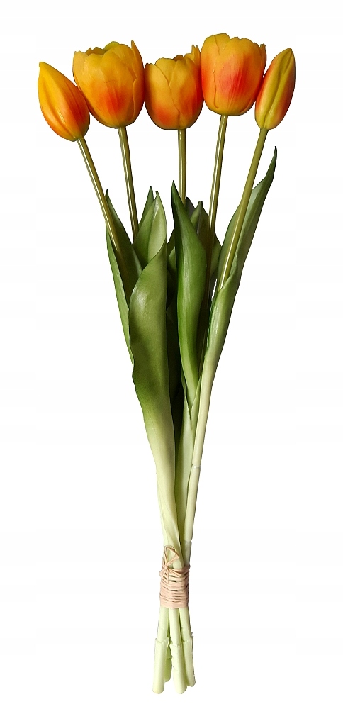 

Tulipan sztuczny silikonowy Tulipany Bukiet 5 szt