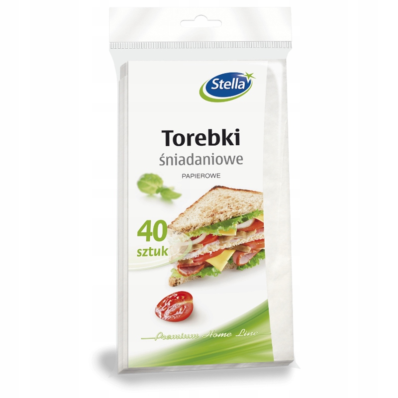 

Stella Torebki Śniadaniowe Papierowe 40 Sztuk
