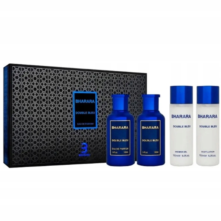 Sada Bharara Double Bleu Parfémovaná voda 100 ml After Shave 100 ml Bal
