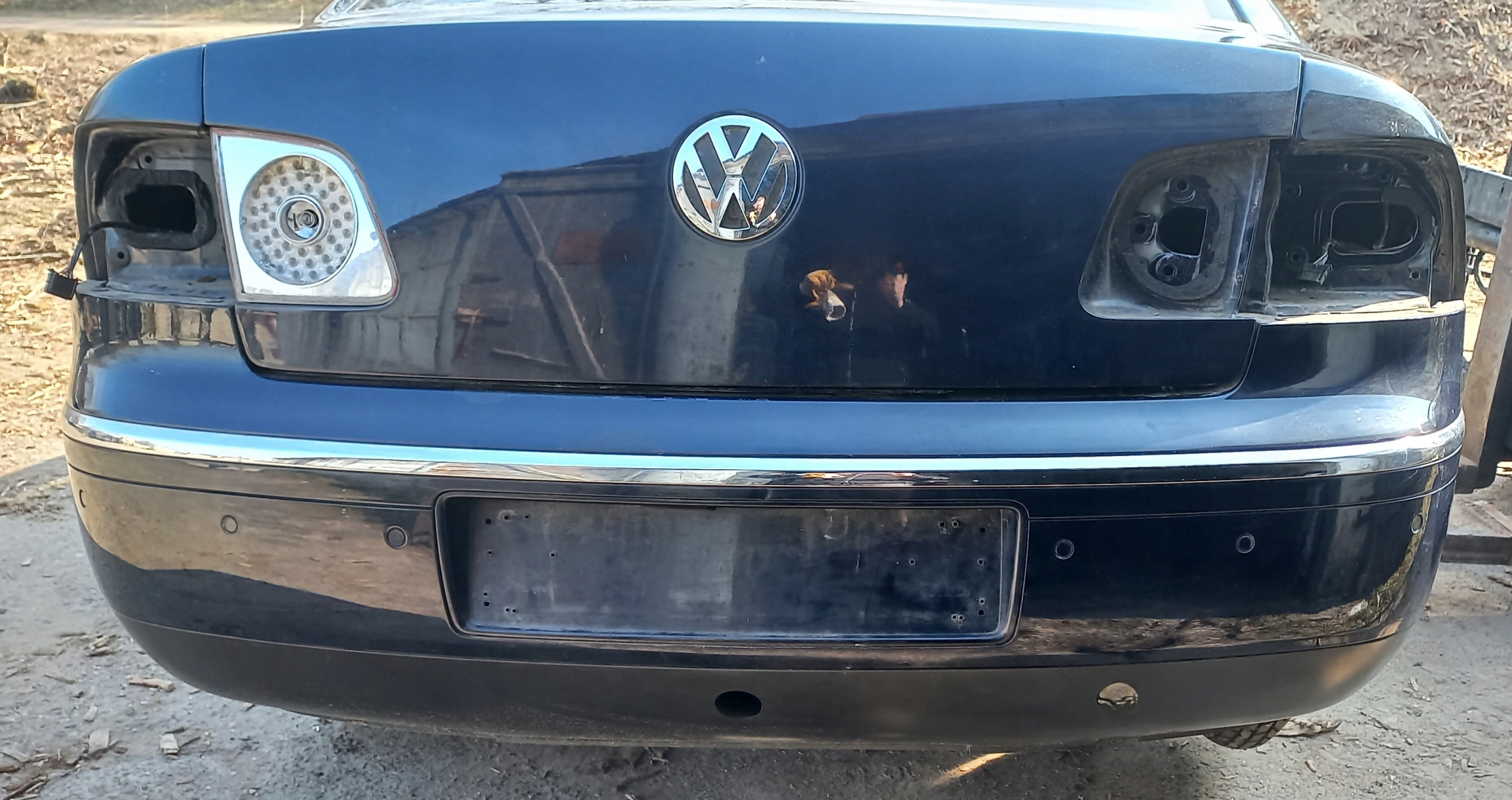 бампер задний vw PHAETON 02-07