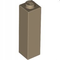 LEGO FILAR 1X1X3, CIEMNOBEŻOWY NR 14716
