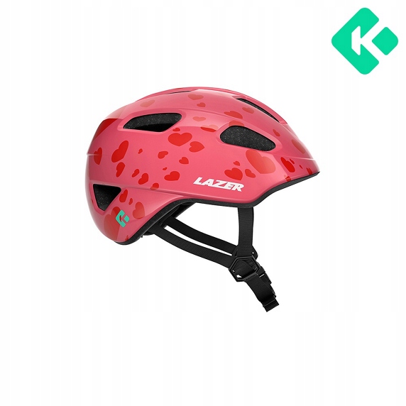 Kask rowerowy Lazer Nutz 2.0 Kineticore Little Hearts rozmiar 50-56