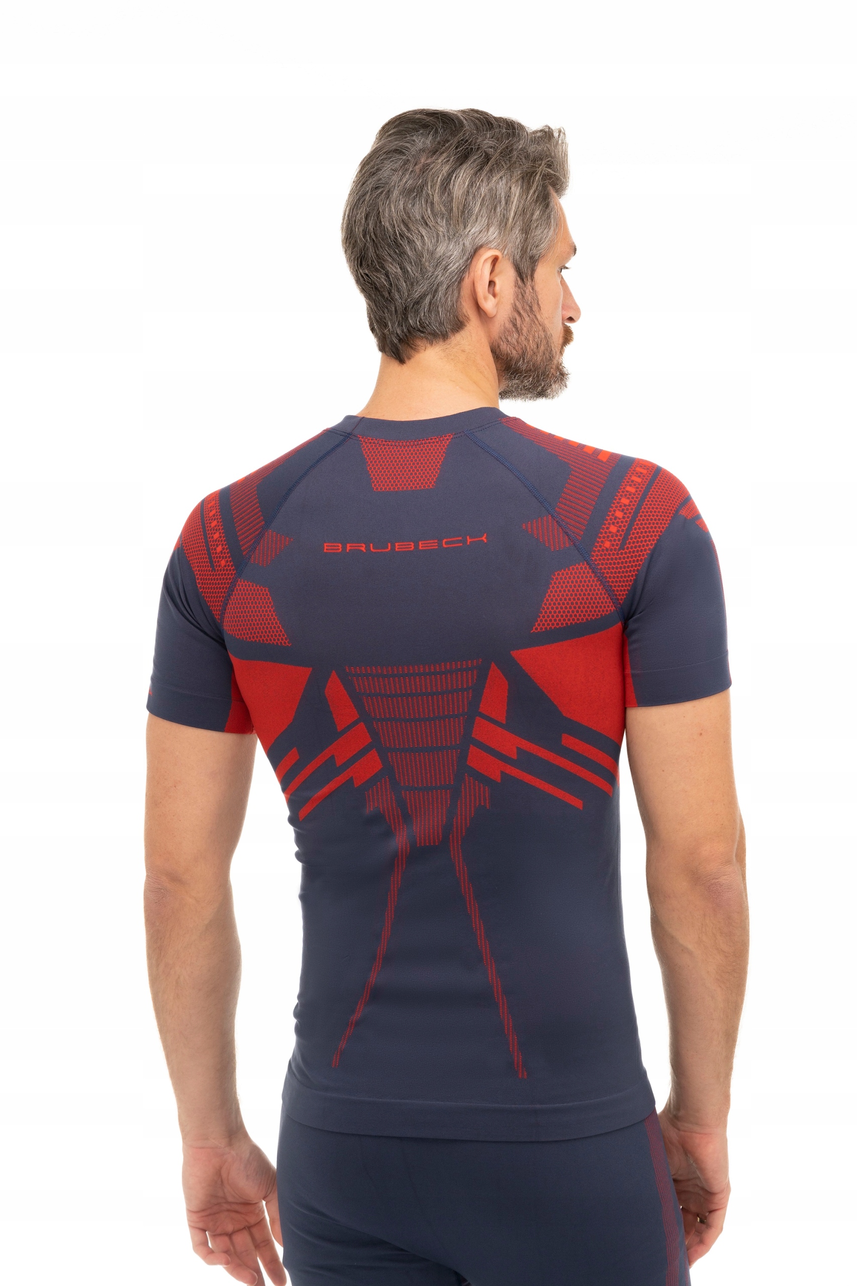 MĘSKI TERMOAKTYWNY T-SHIRT DO BIEGANIA BRUBECK -S Kolekcja DRY