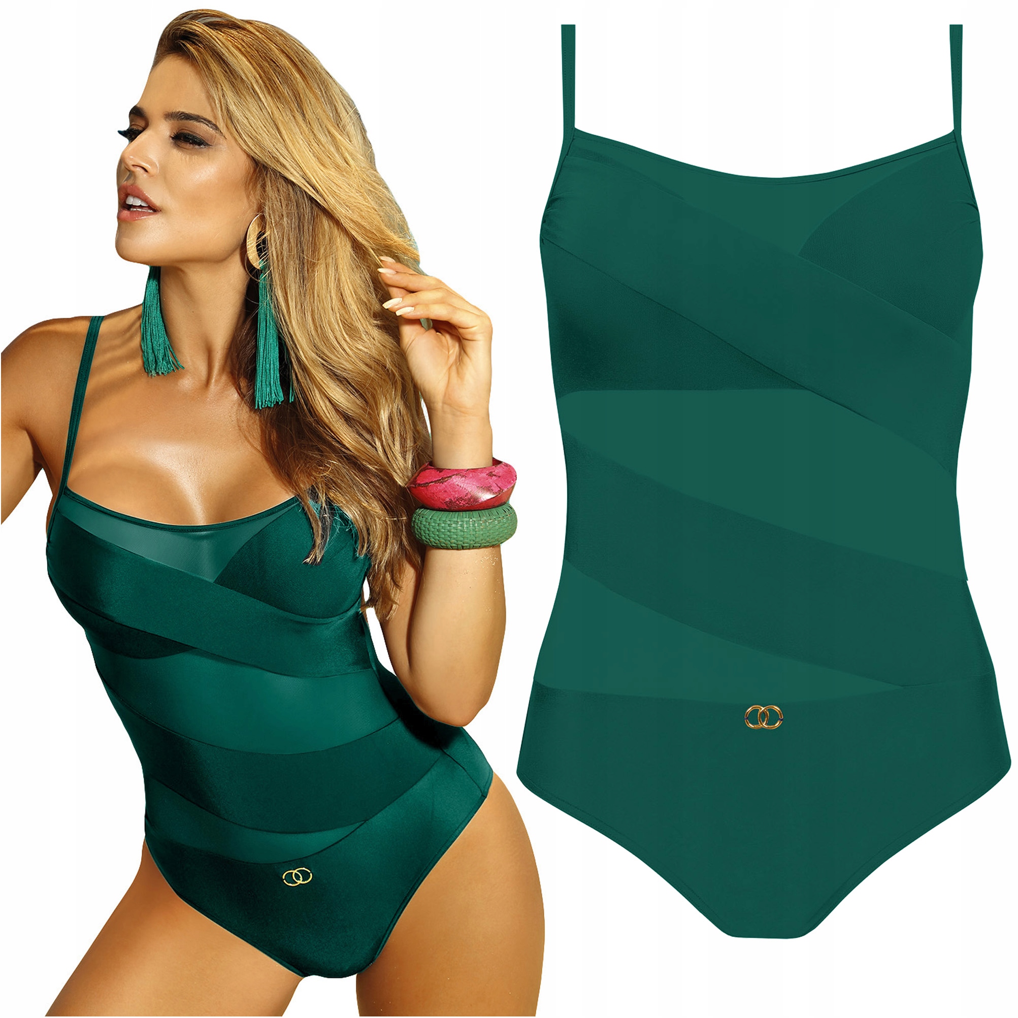 Strój kąpielowy jednoczęściowy SELF 1000N Fashion 11 40D L 75D