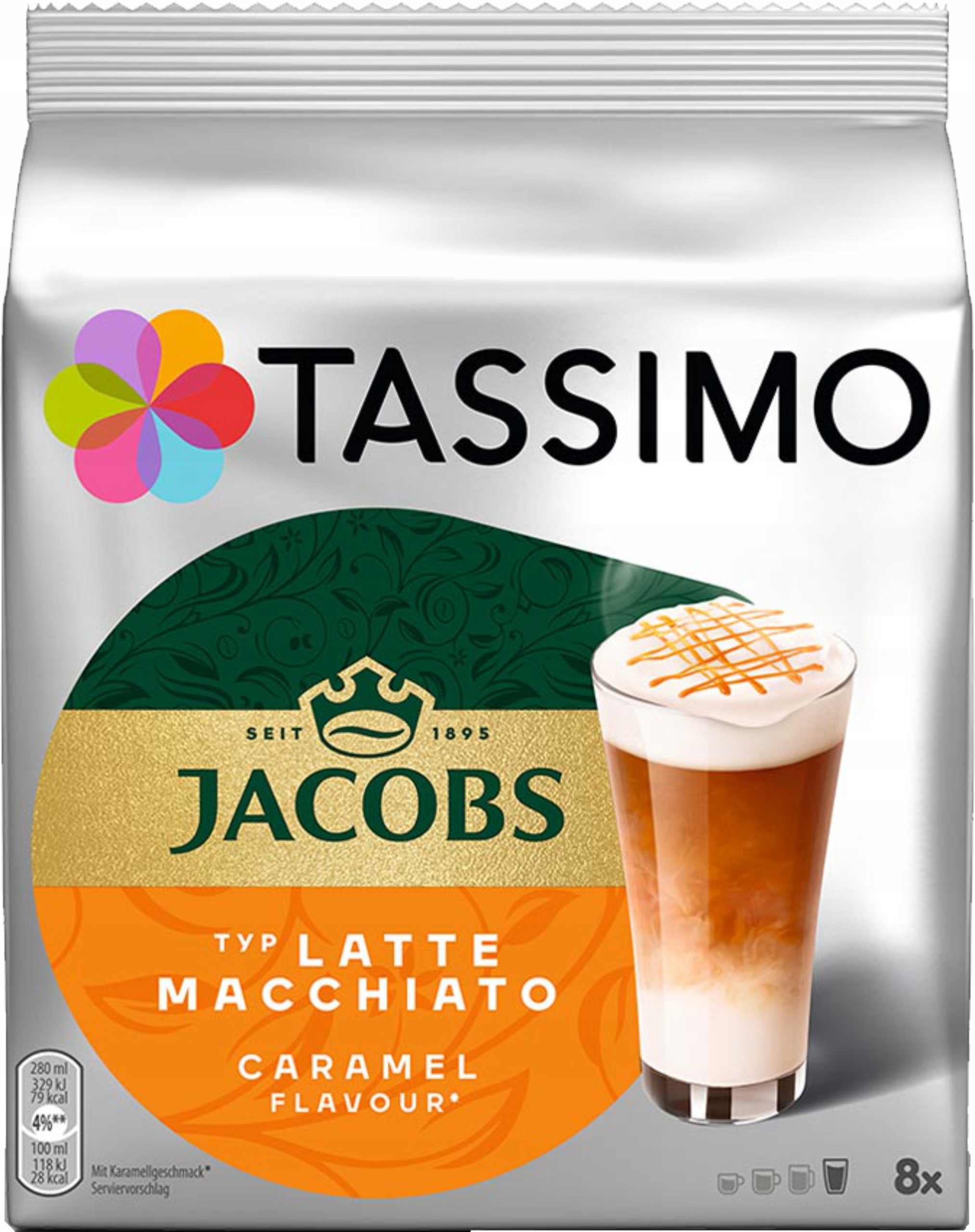 Kapsle TASSIMO Jacobs Latte Macchiato CARAMEL za Allegro