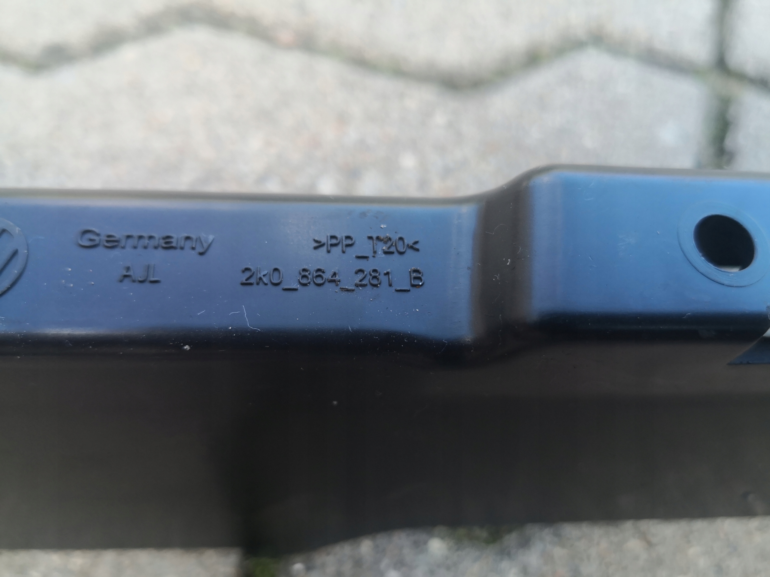 support passenger compartments left VW CADDY III 2K0864281B