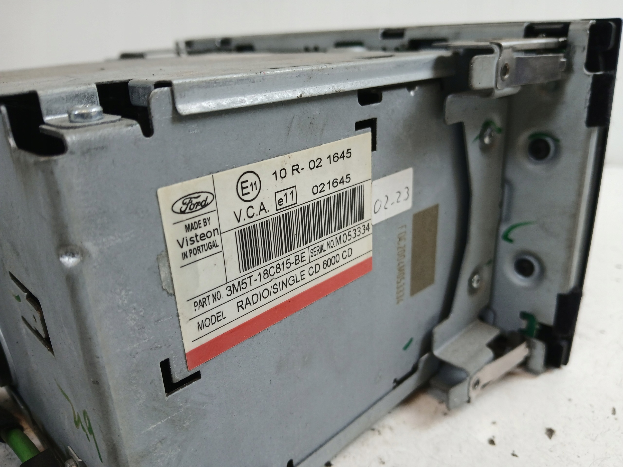 FORD FOCUS C MAX RADIO FABRYCZNE CD 3M5T18C815BE KOD 3863