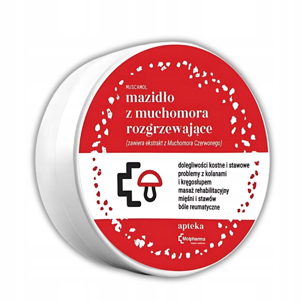 Mazidło Rozgrzewające z Ekstraktem Muchomora Czerwonego Amanita 200 ml