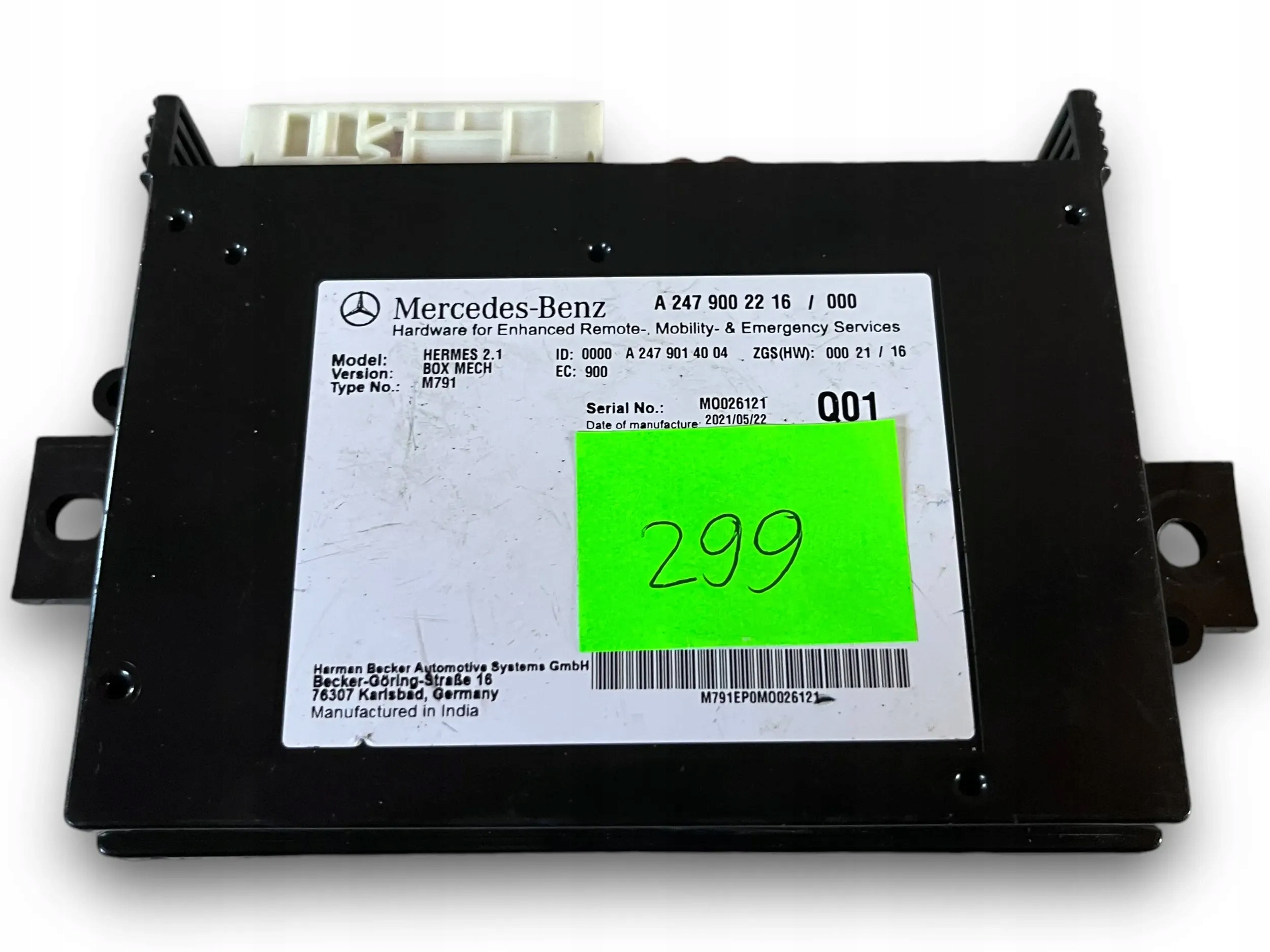 MERCEDES W247 control unit TELEMATIK 2479002216 @M