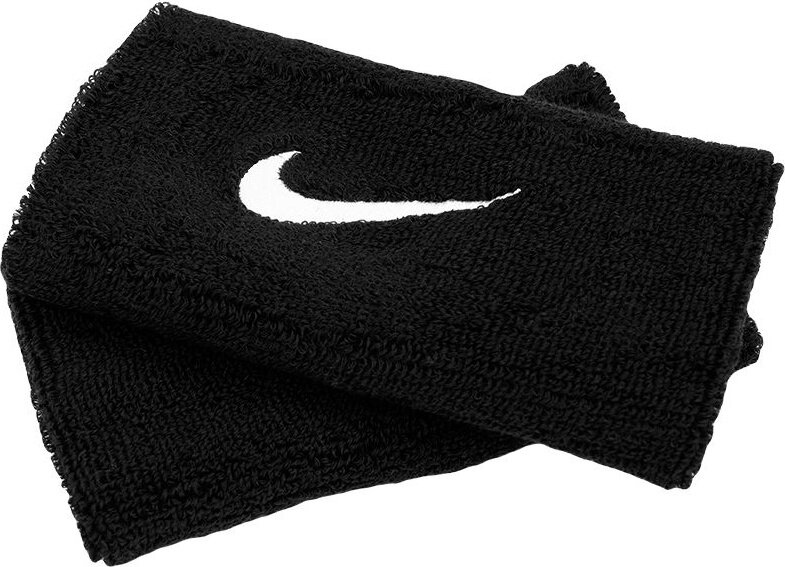Frotky Na Ruku Nike Široké Swoosh Doublewide Černé 2KS NNN05010