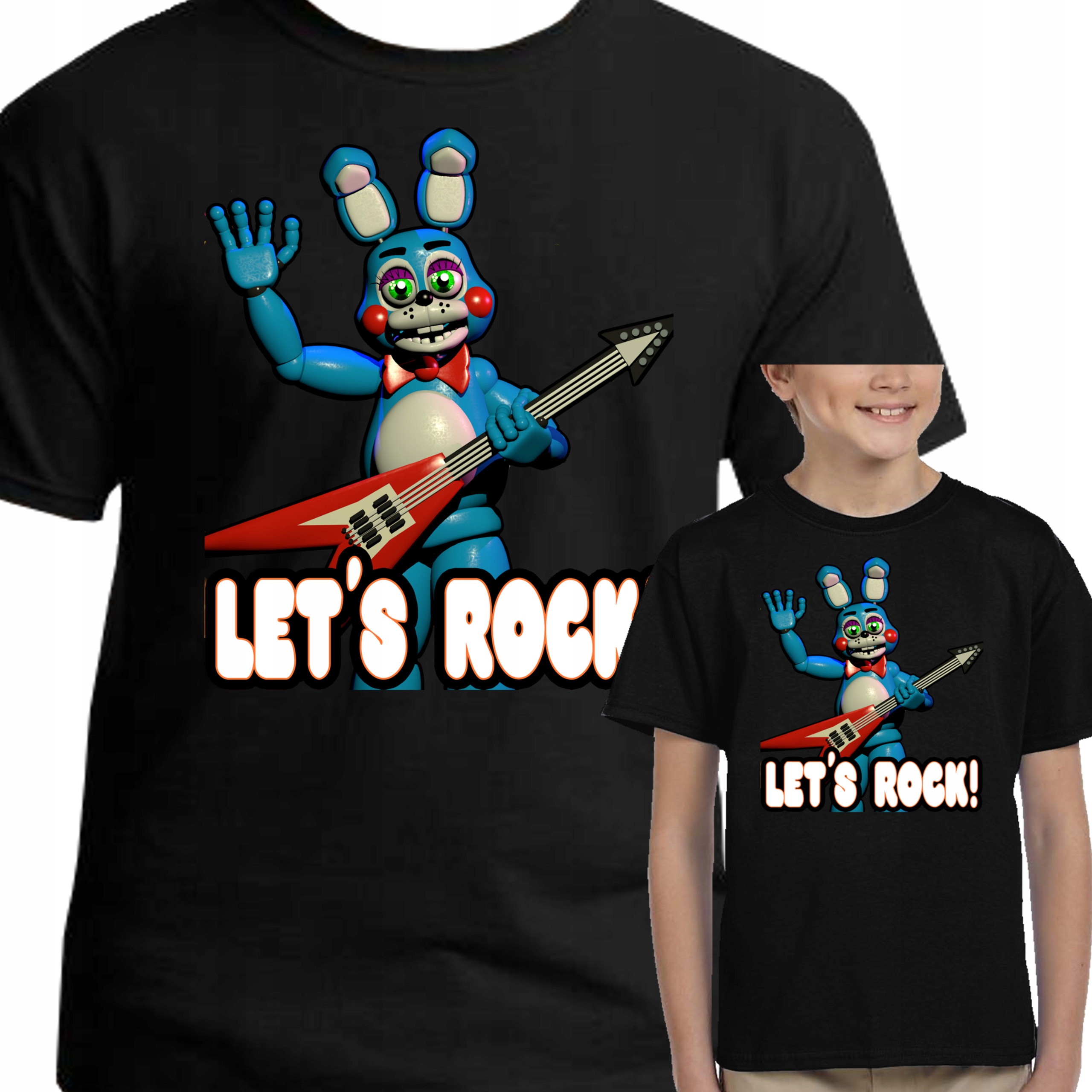 

3007 Koszulka Five Nights Freddys Fnaf 152 Czarna