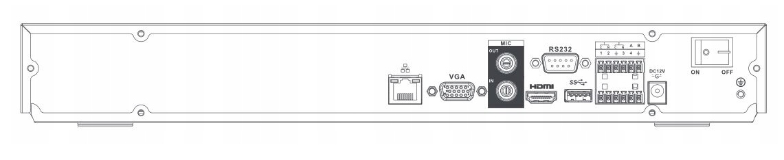 Rejestrator Dahua NVR5216-4KS2 16CH @320MB/s 12MPx Model NVR5216-4KS2