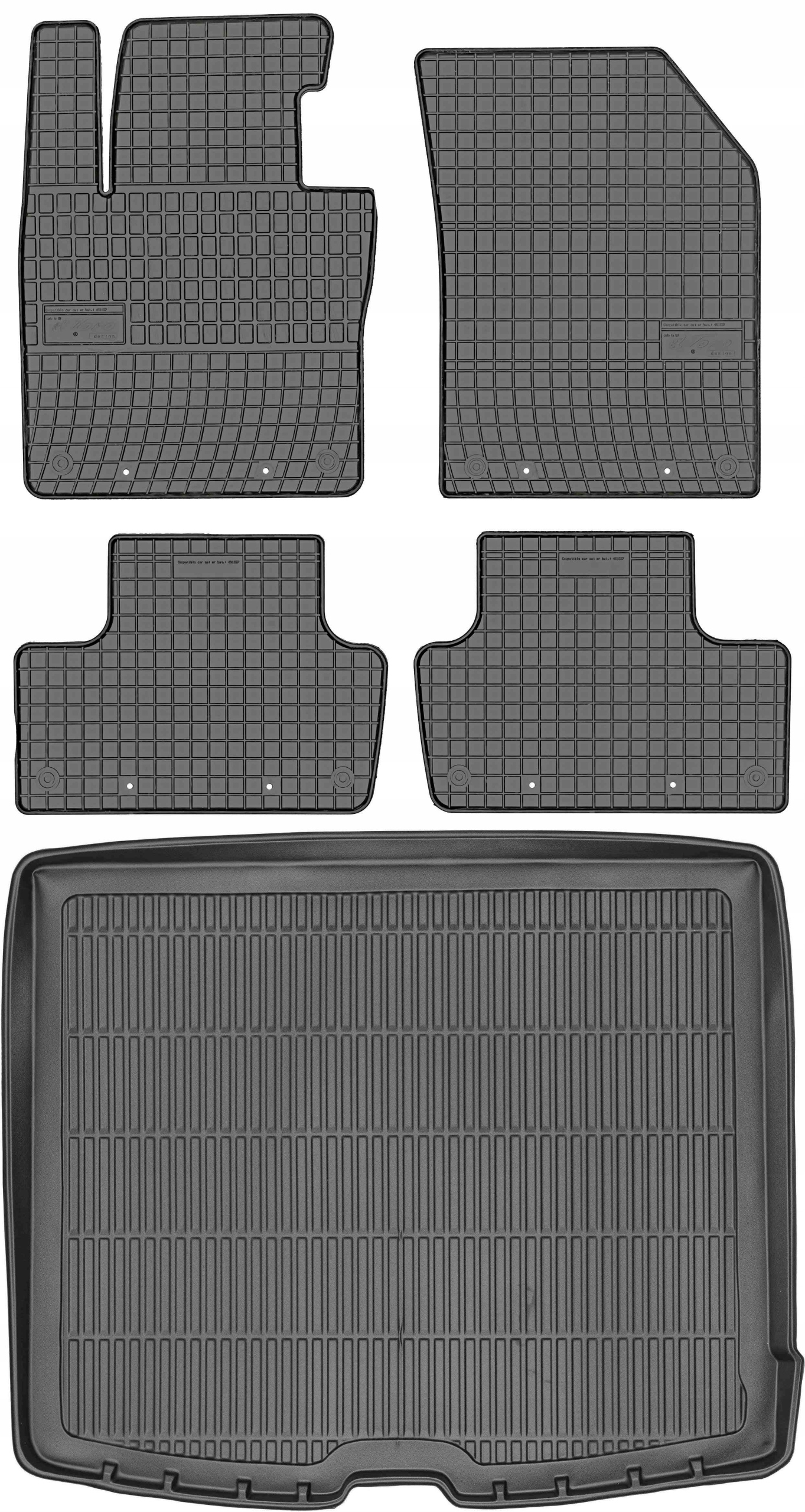 Volvo XC60 II Suv 2017- Gumové stierače rohož batožinového priestoru