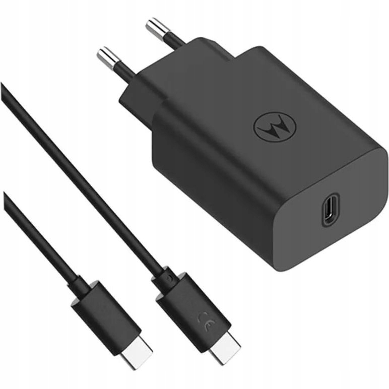 Ładowarka sieciowa Motorola TurboPower 30W USB-C szybka, z kablem ładującym Marka Motorola