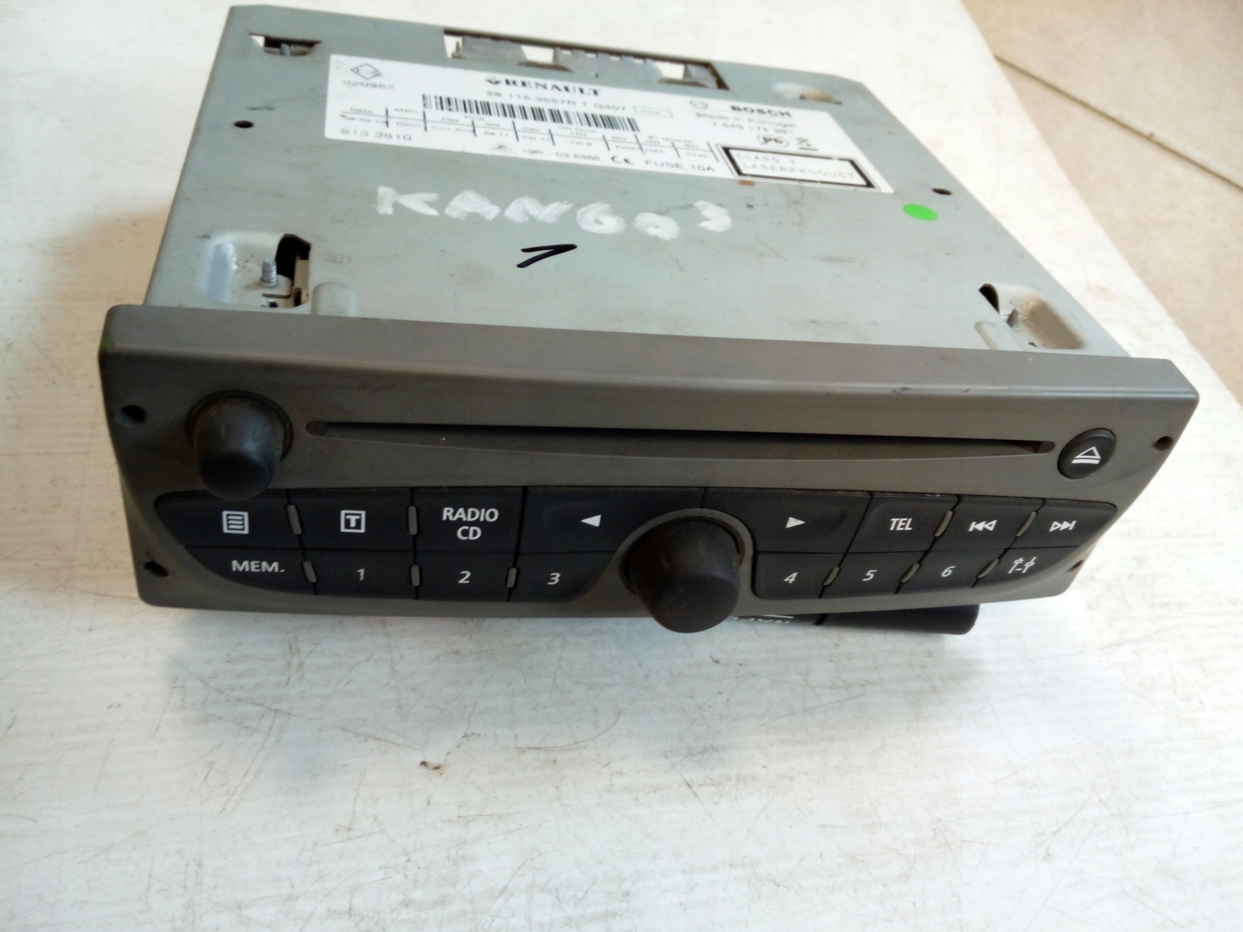 281153557R - РАДІО CD RENAULT KANGOO II.*