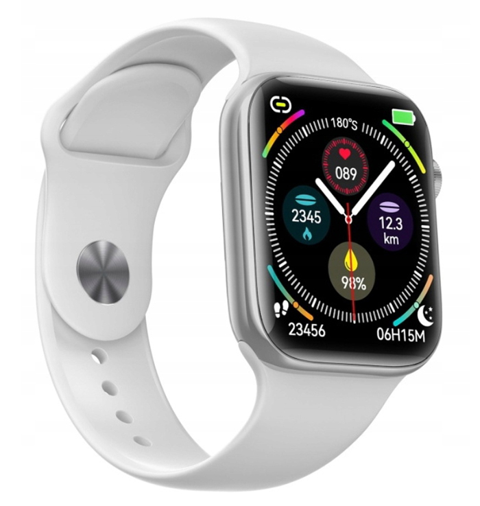 Pánské hodinky MK-Tech chytré hodinky pulzoměr bílá barva