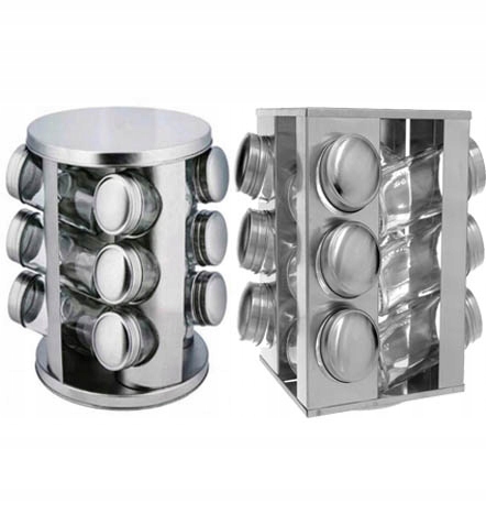 Zestaw do Przypraw STOJAK OBROTOWY 13EL 2 RODZAJE