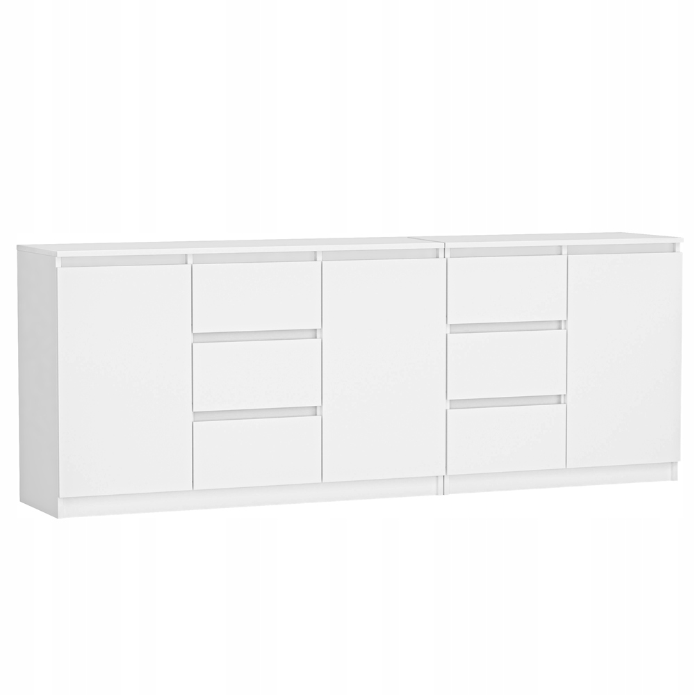 Komoda Costa 1D3S/2D3S Biały, , M-MP-K-COS-1D3S/2D3S-BIA. 5904507206208,