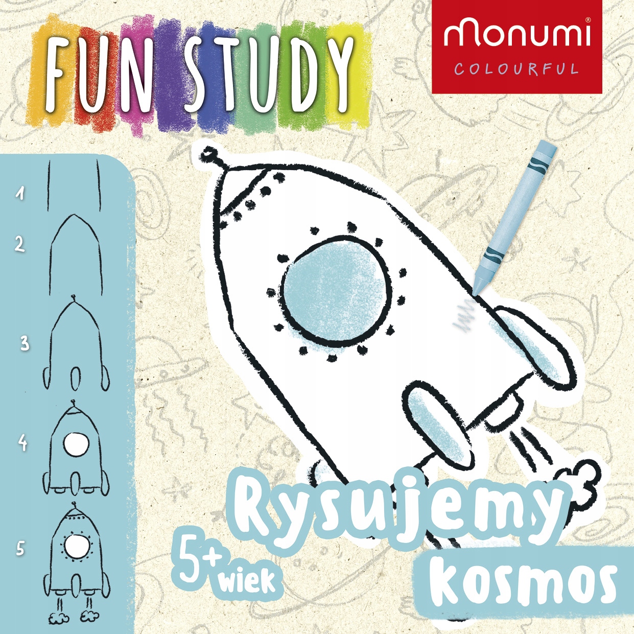 

Monumi książeczka kolorowanka rysujemy Kosmos!