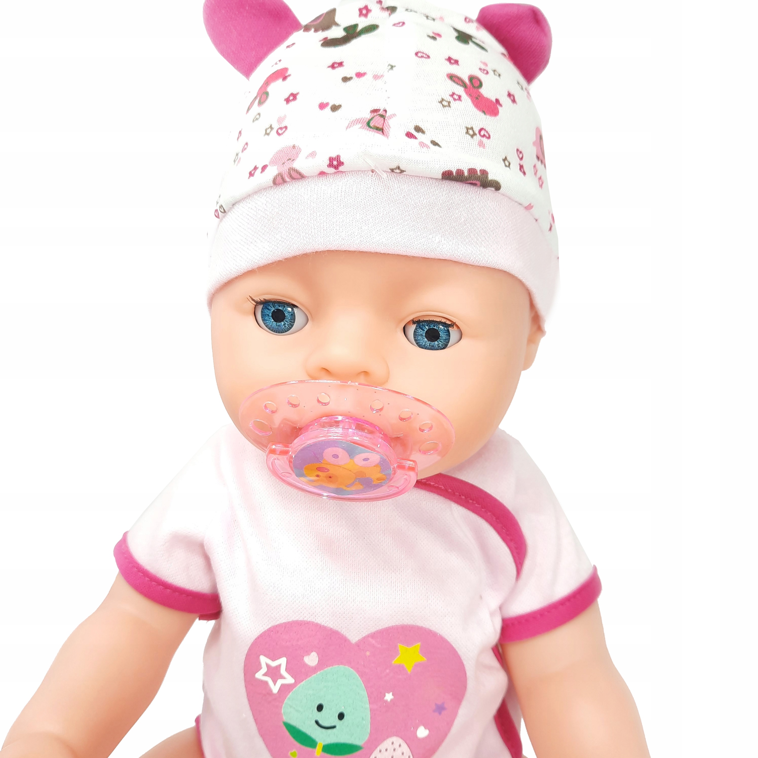 LALKA INTERAKTYWNA BABY LOVE DLA DZIEWCZYNKI 9W1 + AKCESORIA Materiał guma kauczuk plastik