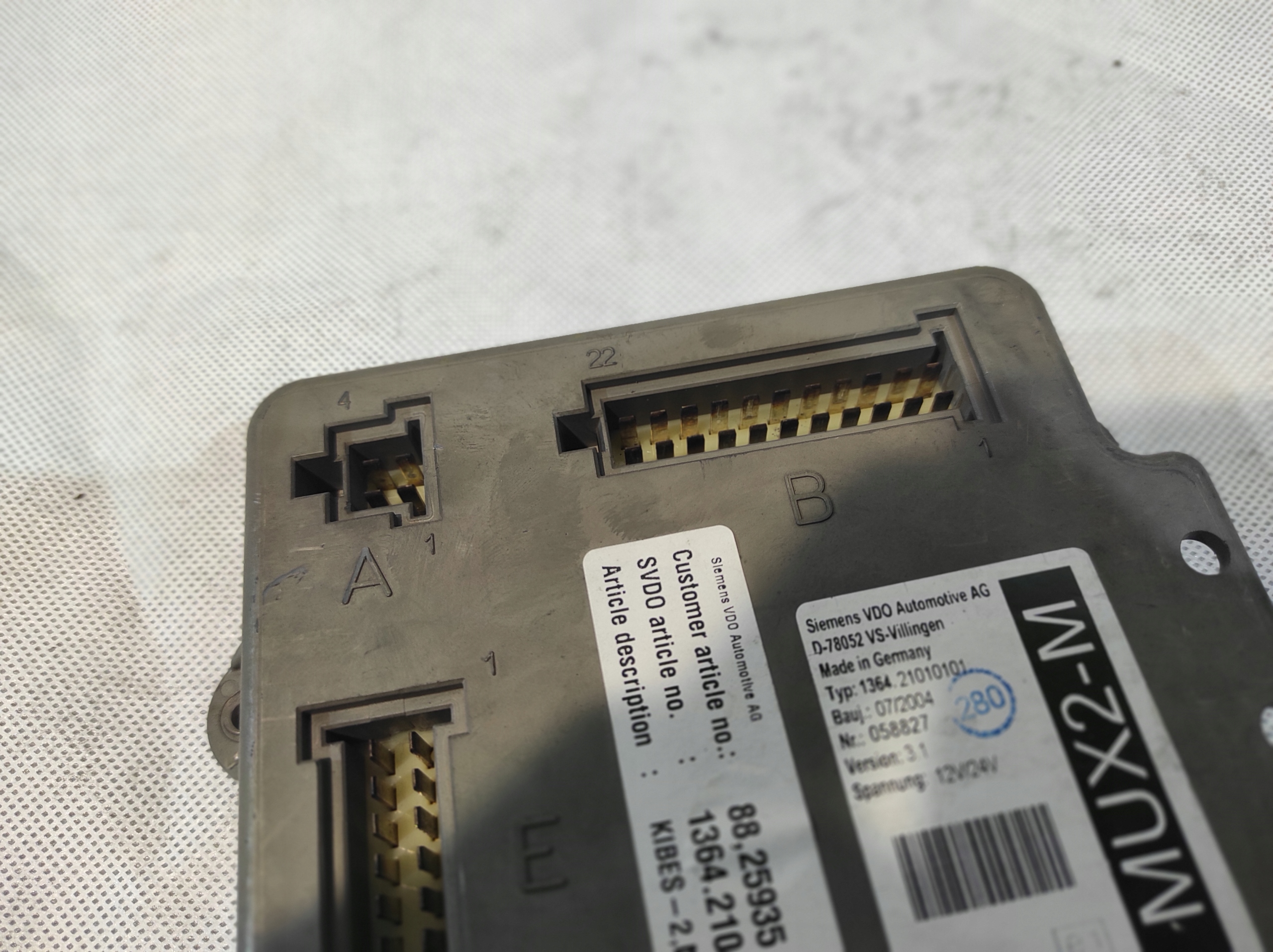 control unit module MAN 88259356599 D-78052 SIEMENS