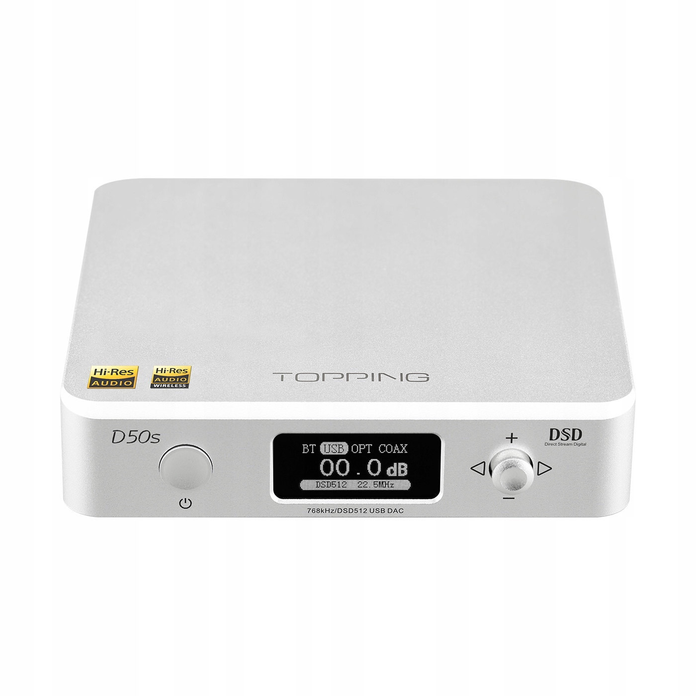 Topping D50s Przetwornik DAC USB z Bluetooth aptX