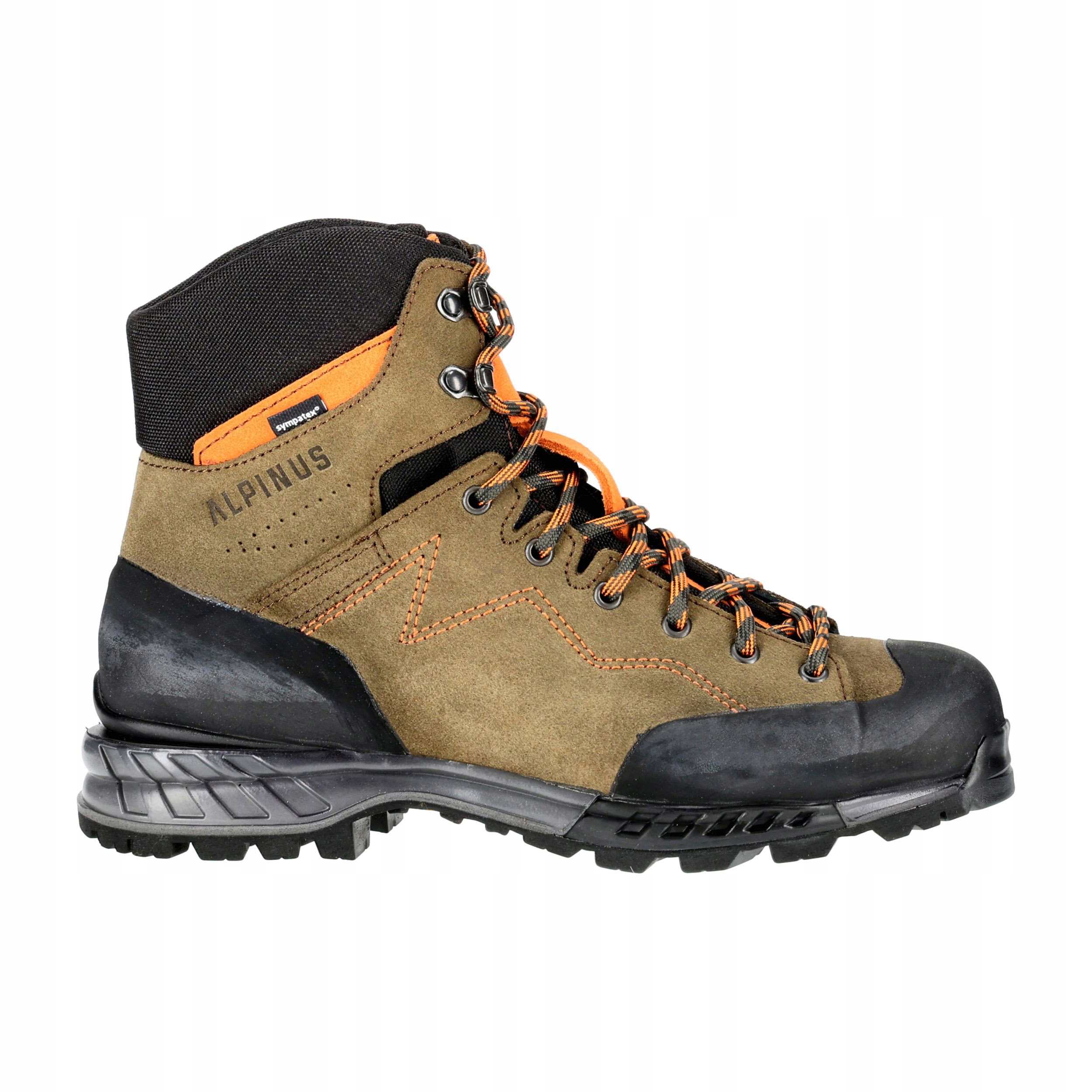 Buty męskie trekkingowe Alpinus Ombretta Craft Pro brązowe 44 brown
